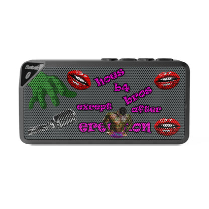 hoes b4 bros - Jabba Bluetooth Speaker (dark grey)