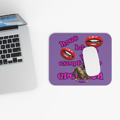 hoes b4 bros - Mouse Pad (Rectangle) (light purple)