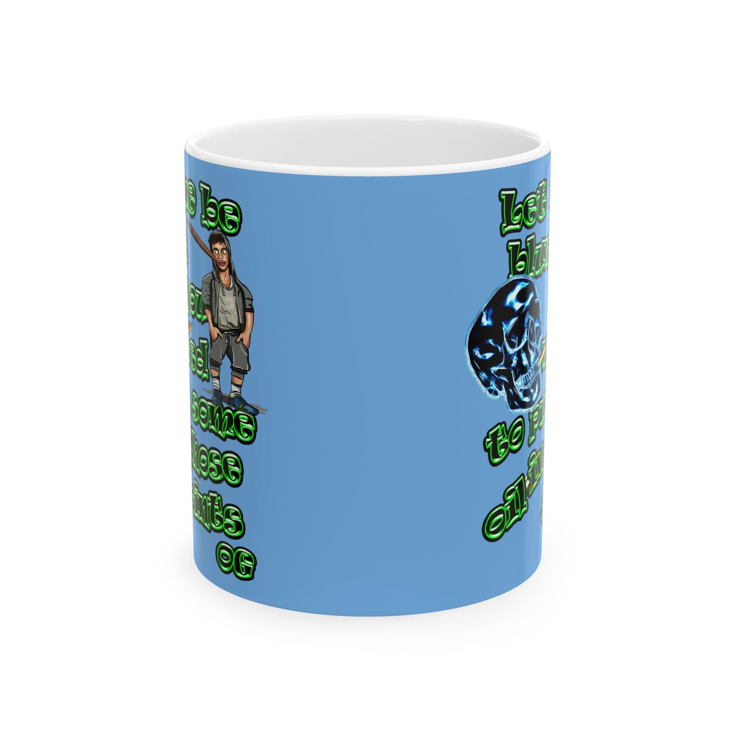 og - White Mug (light blue)