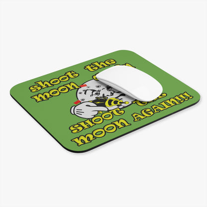 shoot the moon again - Mouse Pad (Rectangle) (green)