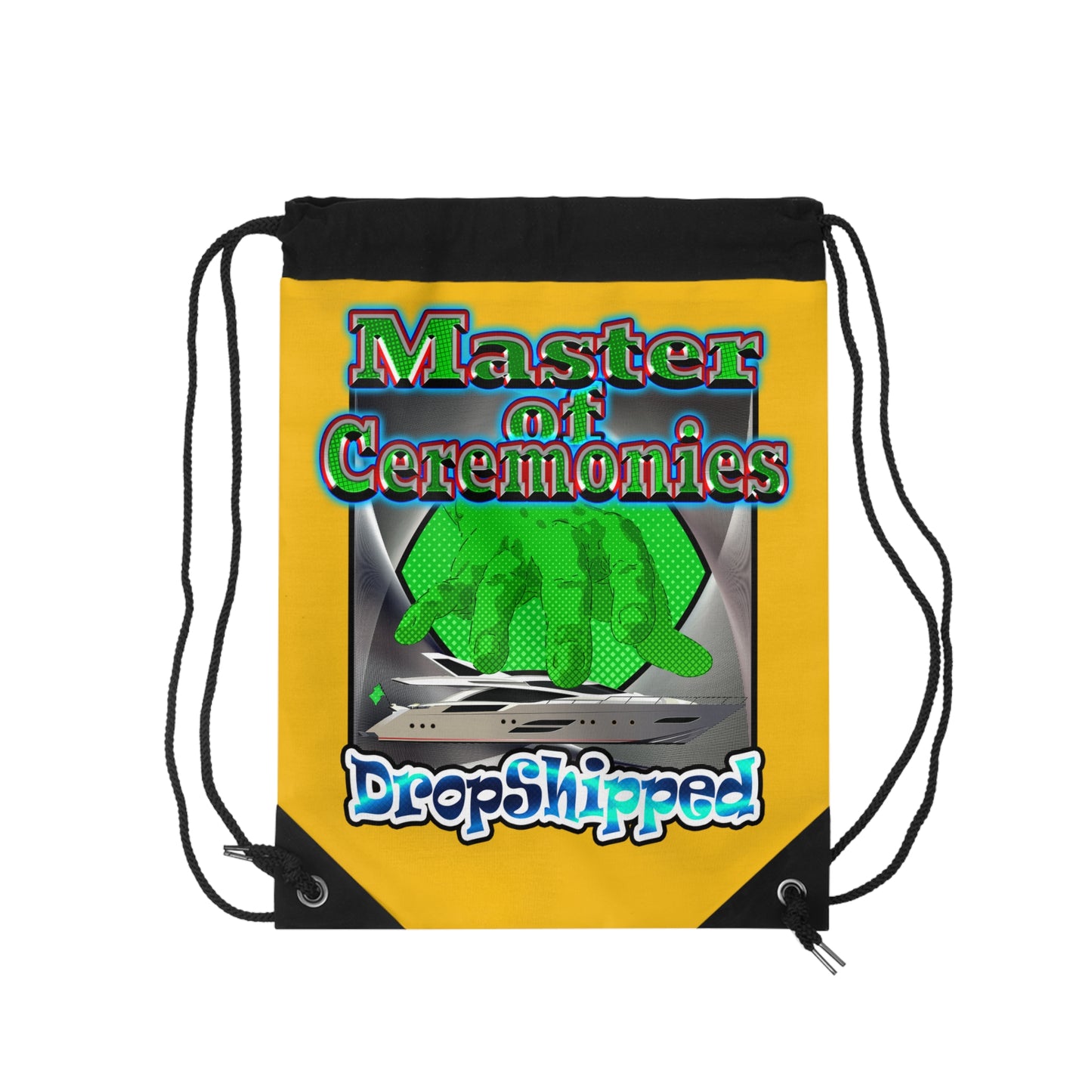 logo - Drawstring Bag (yellow)