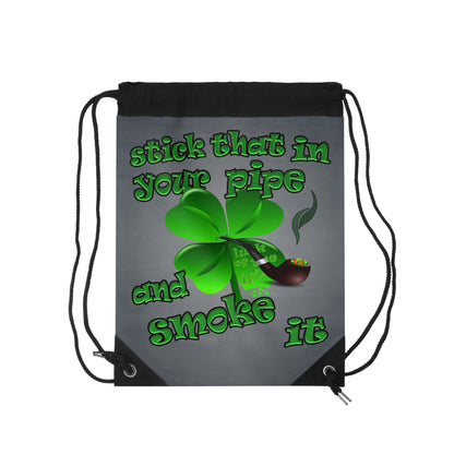 celtics logo - Drawstring Bag (grey-light grey)