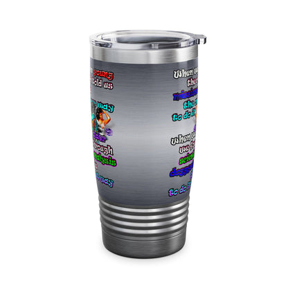 doggystyle - Ringneck Tumbler, 20oz (brushed nickel)