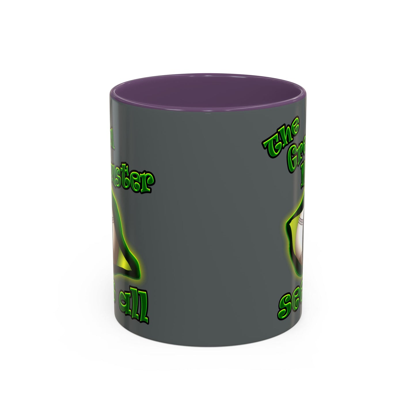 green monster - Accent Mug (dark grey)