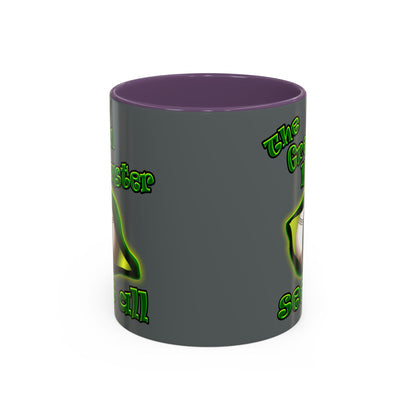 green monster - Accent Mug (dark grey)