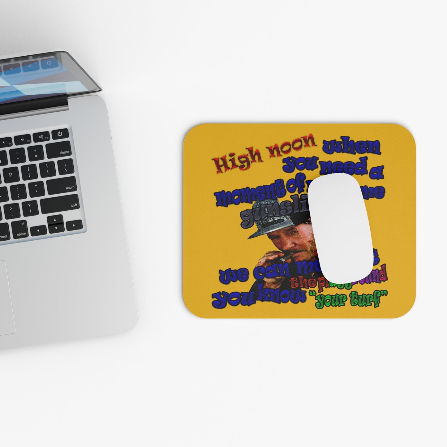 high noon - Mouse Pad (Rectangle) (yellow)