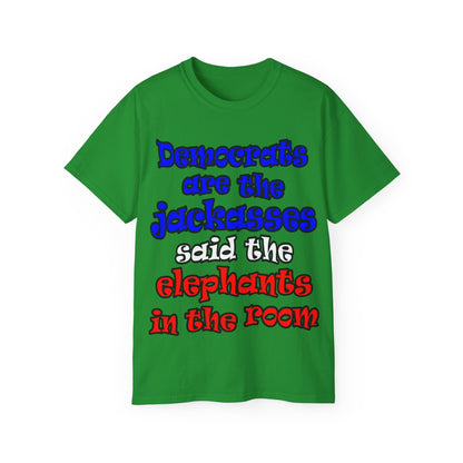 donkeys and elephants - Unisex Ultra Cotton Tee