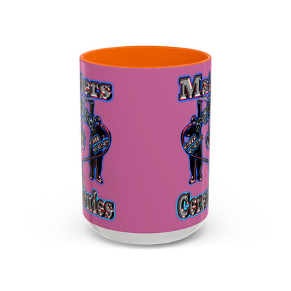 em cee squared - Accent Mug (light pink)