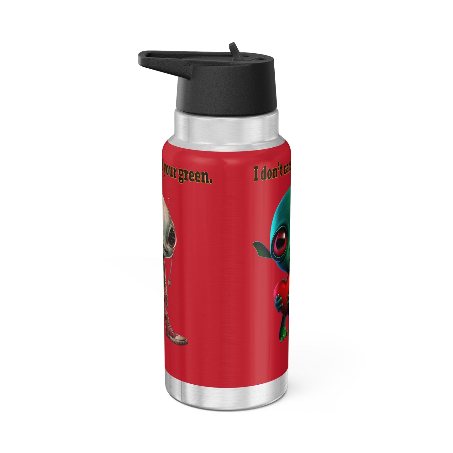 I don't care that your grey - Gator Tumbler, 32oz (dark red)