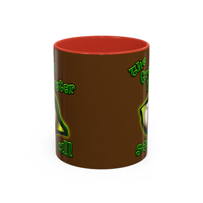green monster - Accent Mug (brown)