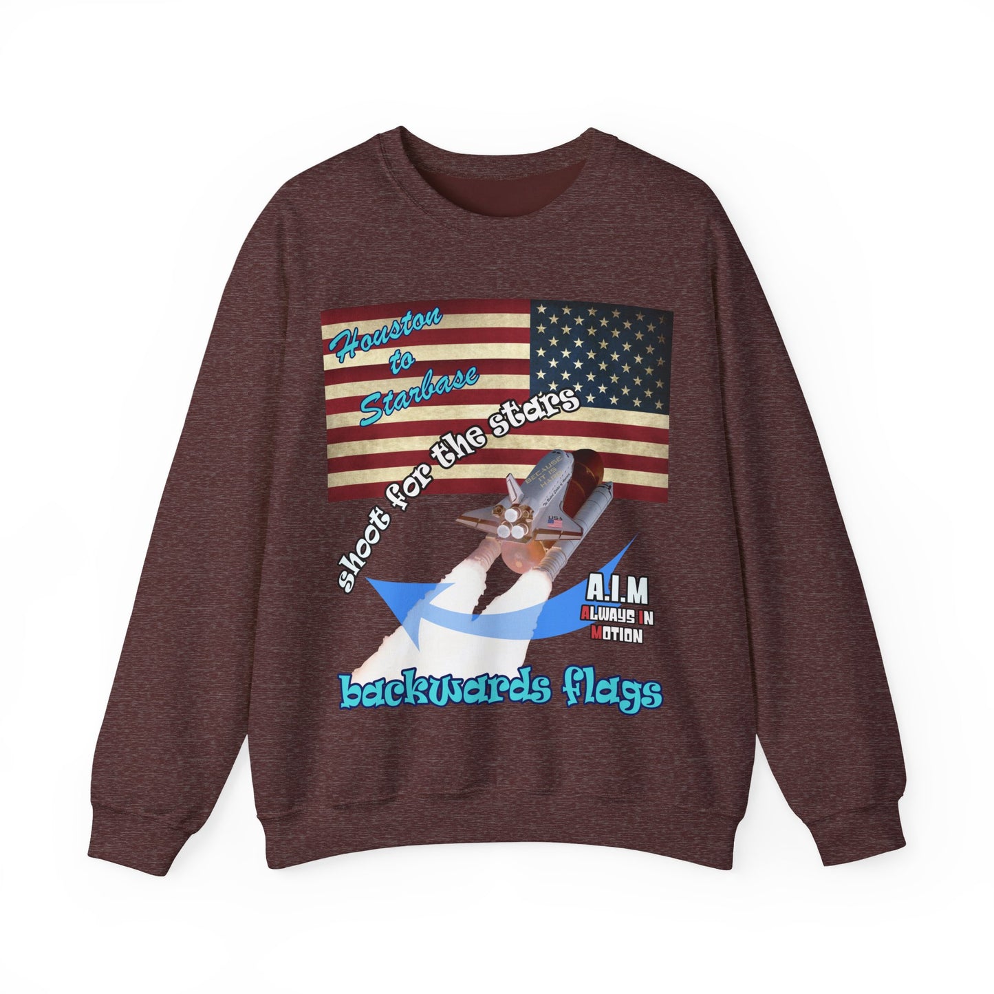 shoot for the stars - Unisex Heavy Blend™ Crewneck Sweatshirt