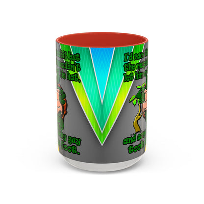 turtle race - Accent Mug (rainbow split)