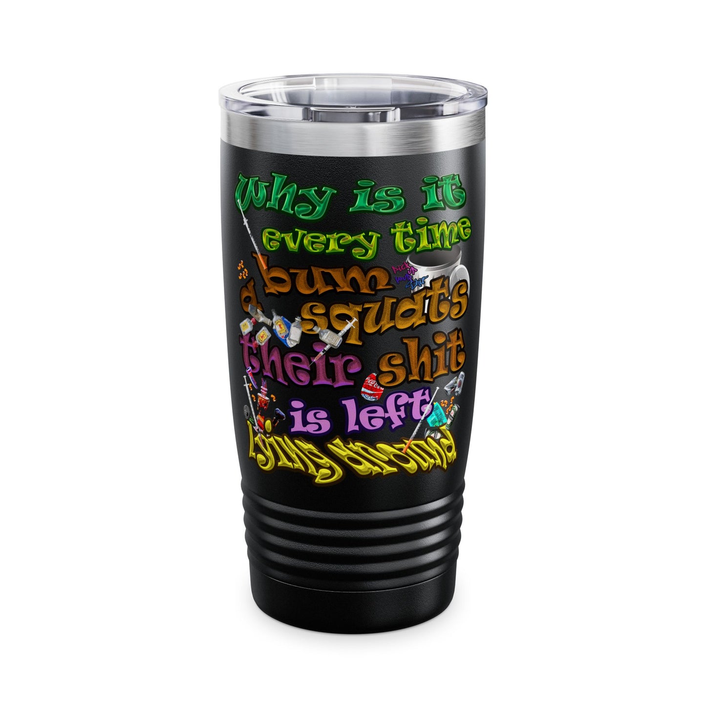 love peace - Ringneck Tumbler, 20oz