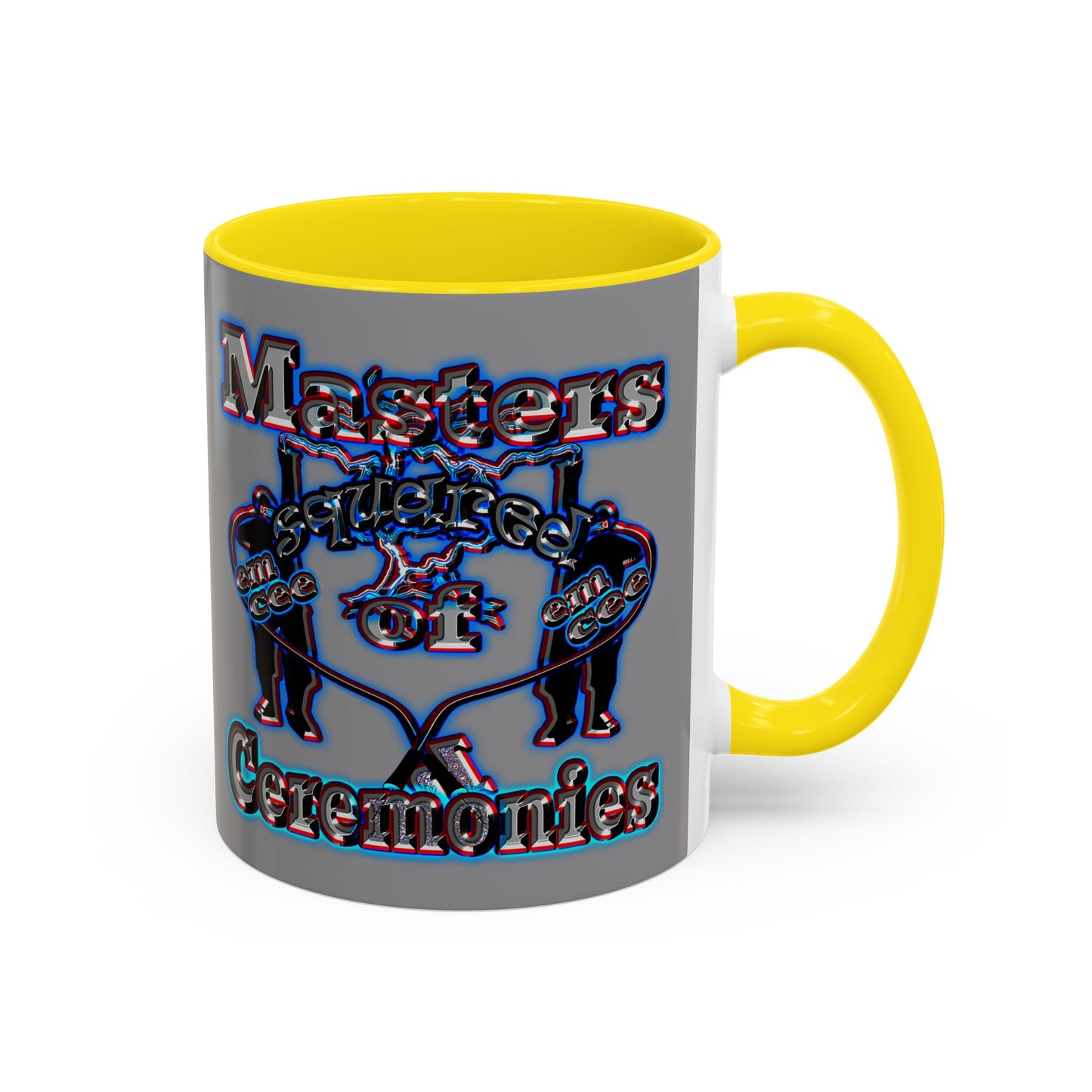 em cee squared - Accent Mug (grey)