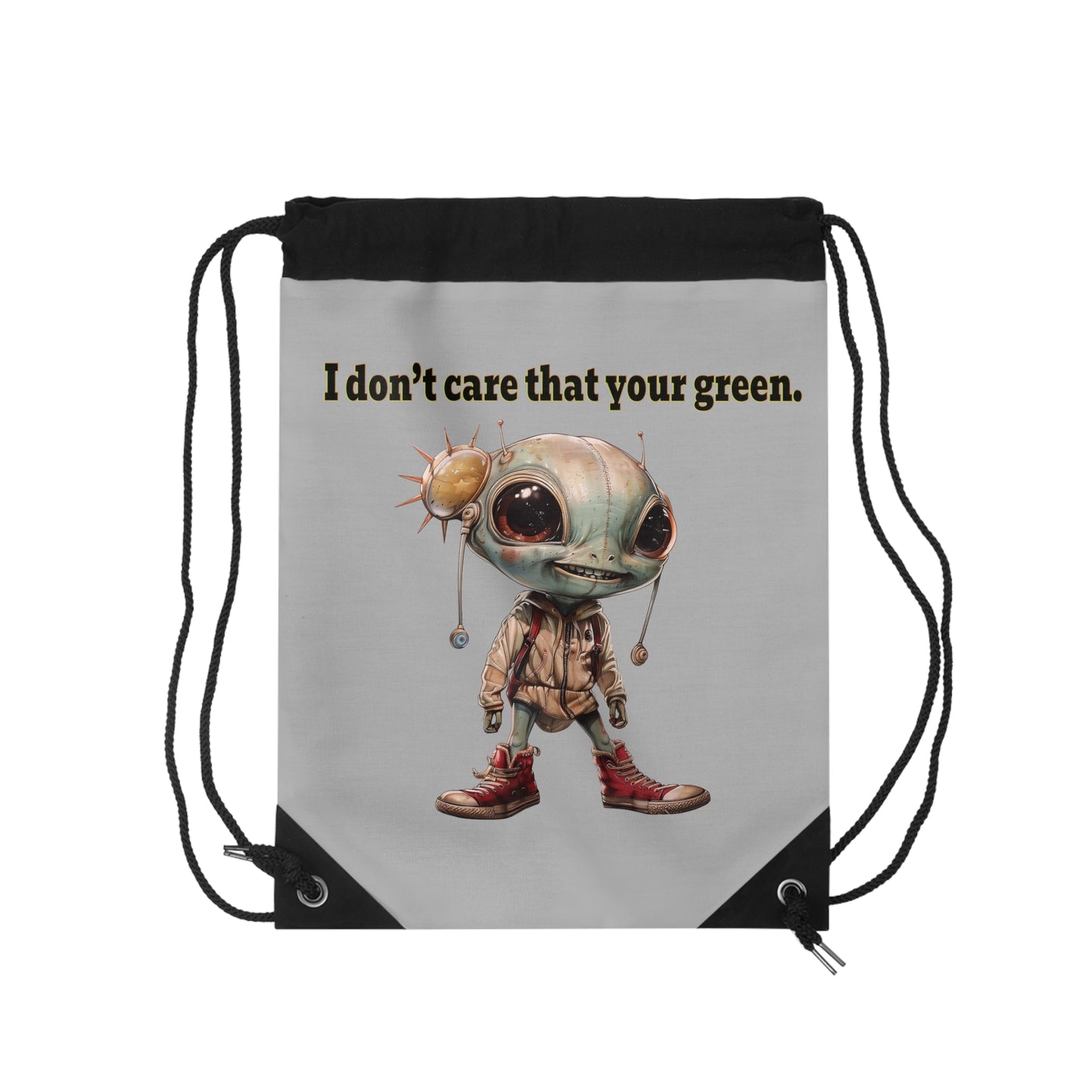 I don't care that your grey - Drawstring Bag (light grey)