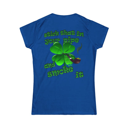 celtics logo - Women's Softstyle Tee