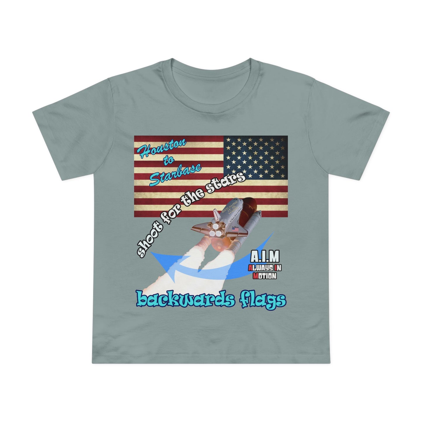 shoot for the stars - Women’s Maple Tee