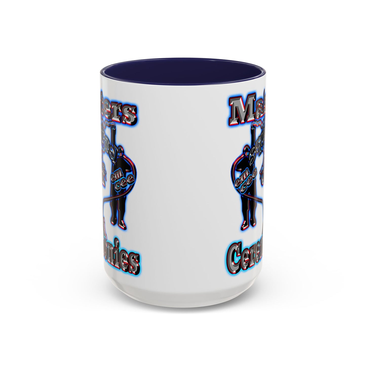 em cee squared - Accent Mug (white)
