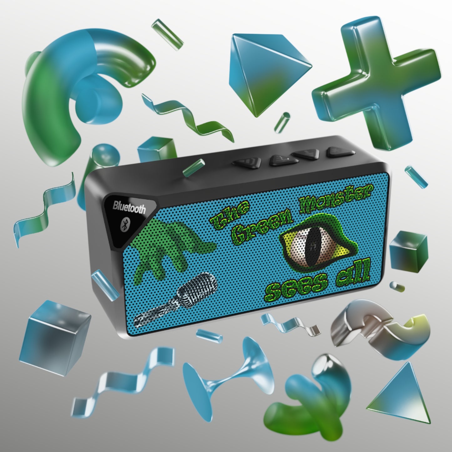 green monster - Jabba Bluetooth Speaker (turquoise)