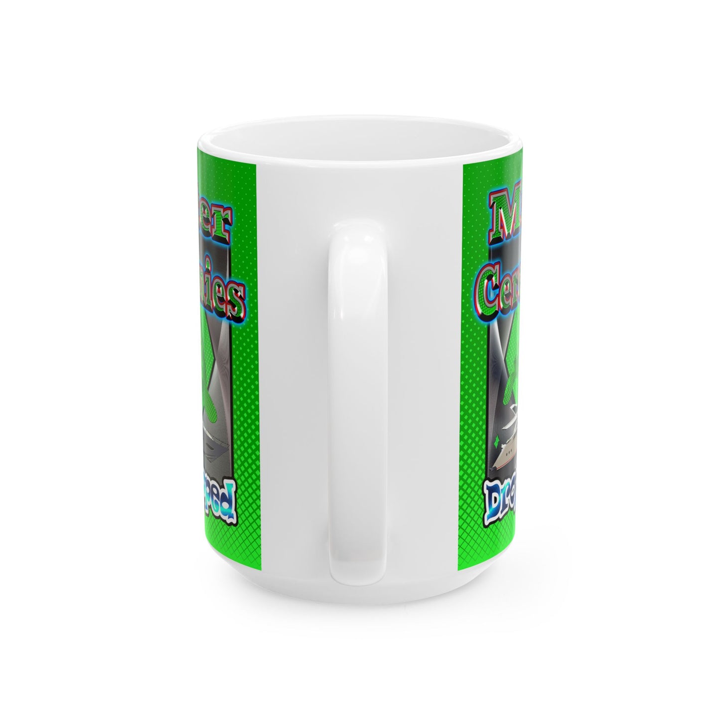 logo - White Mug (logo green)