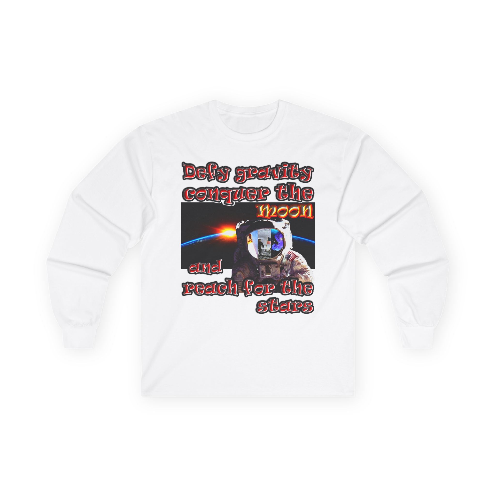 defy conquer reach - Ultra Cotton Long Sleeve Tee