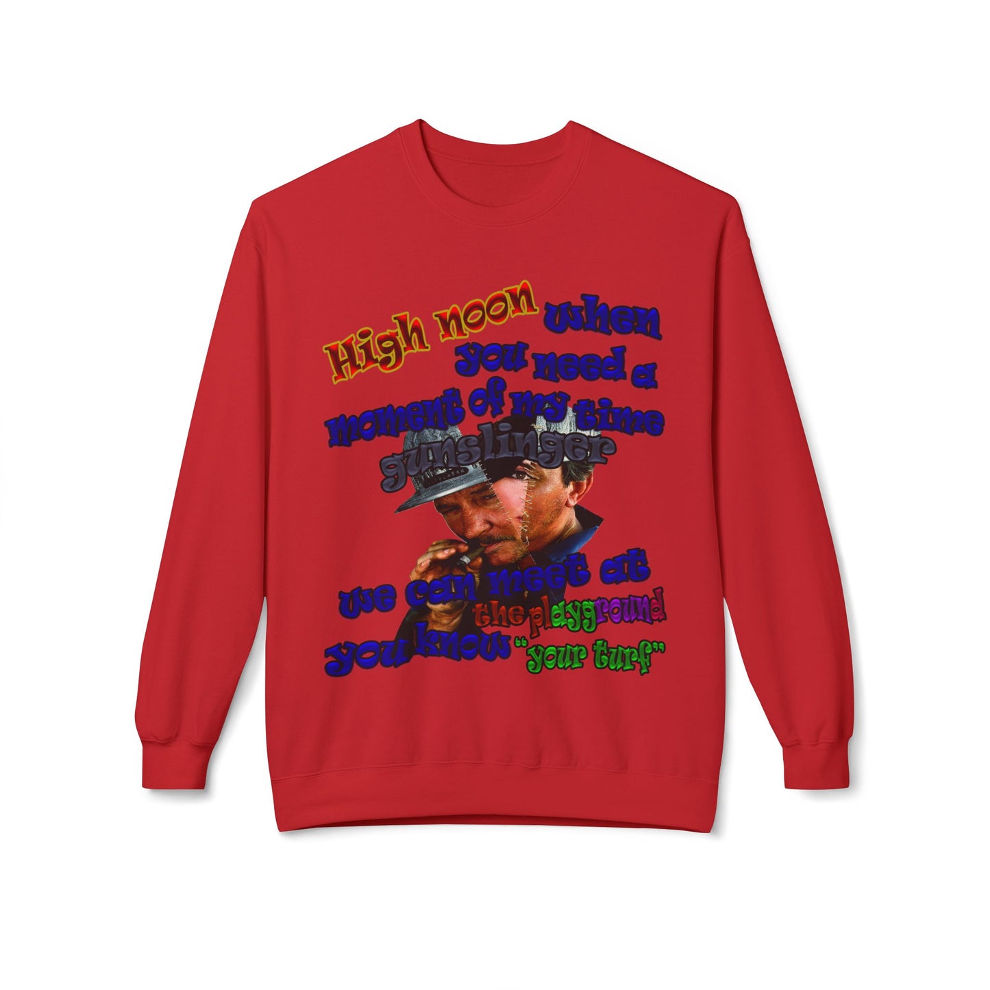 high noon - Unisex Midweight Softstyle Fleece Crewneck Sweatshirt