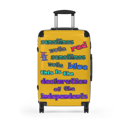 declaration of the independents - Suitcase (yellow)