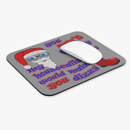 santa's shoes - Mouse Pad (Rectangle) (grey)
