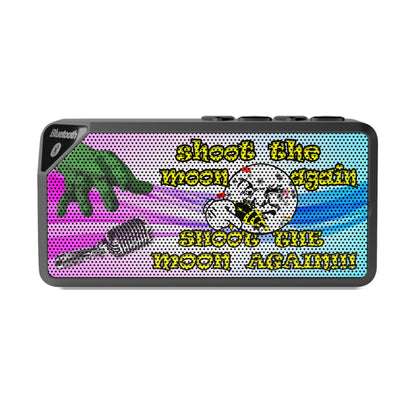 shoot the moon again - Jabba Bluetooth Speaker (light blue-pink wave)