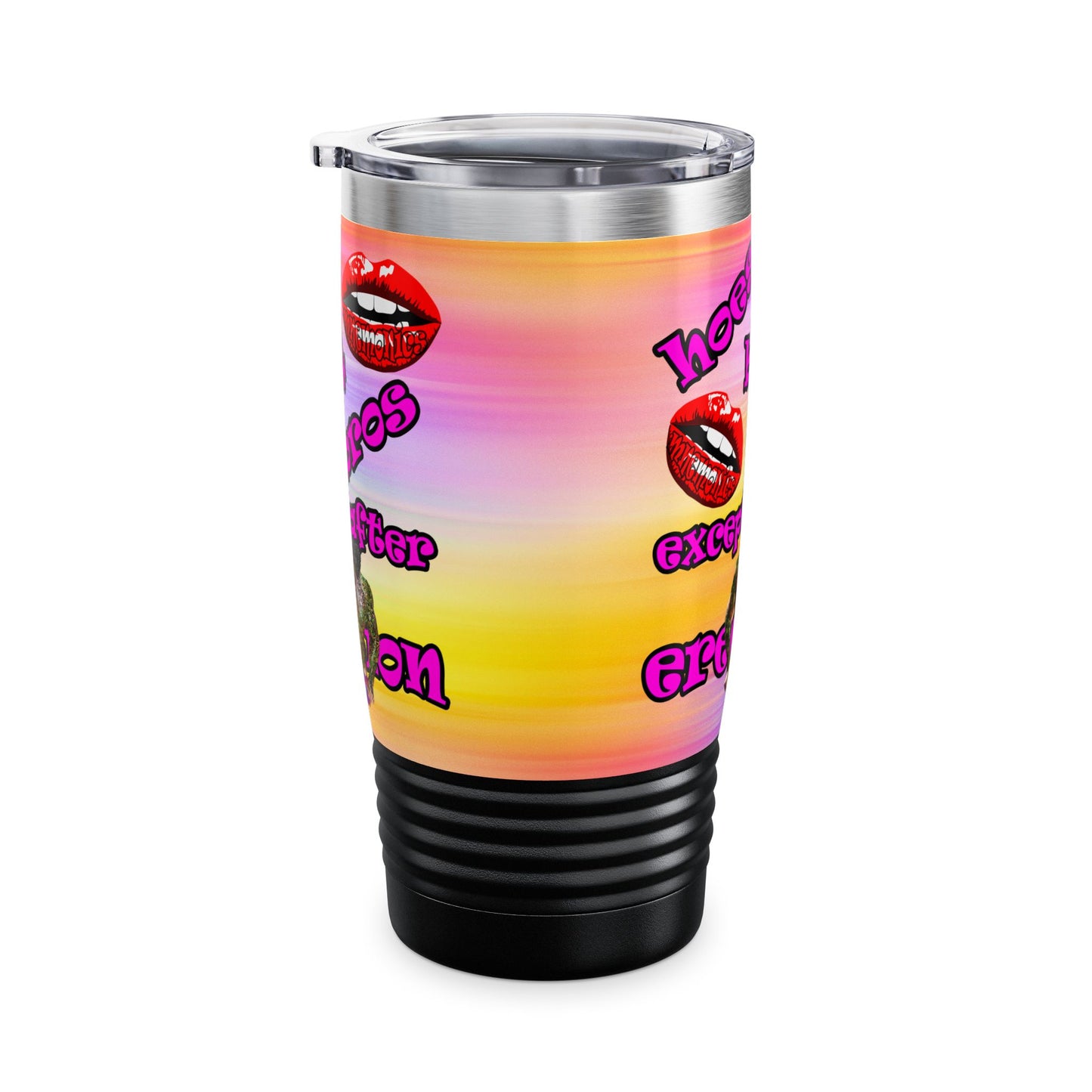 hoes b4 bros - Ringneck Tumbler, 20oz (color blur)