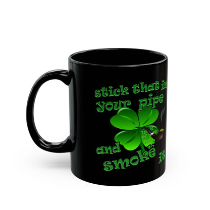 celtics logo - Black Mug (black)