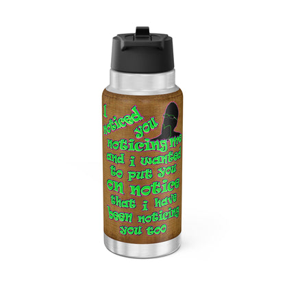 noticed you noticing - Gator Tumbler, 32oz  (brown papyrus)