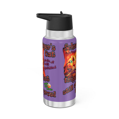 schrodinger's cat - Gator Tumbler, 32oz (light purple)