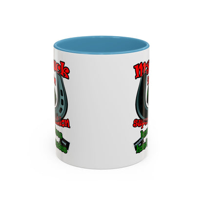 my luck - Accent Mug (white)
