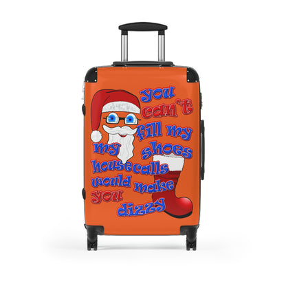 santa's shoes - Suitcase (orange)