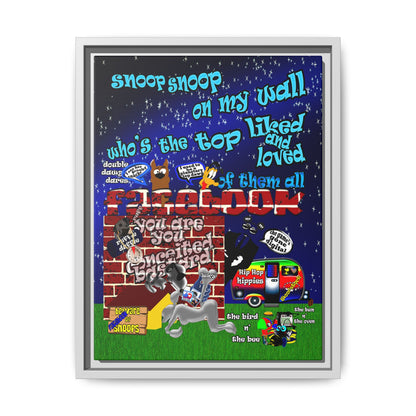 snoops - framed canvas art