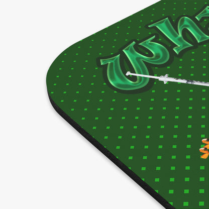 the bum's shit - Mouse Pad (Rectangle) (logo green)