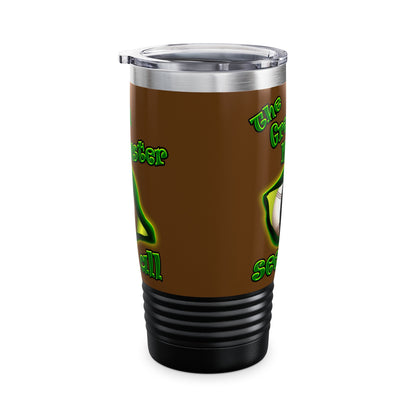 green monster - Ringneck Tumbler, 20oz (brown)