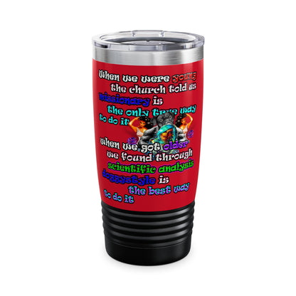 doggystyle - Ringneck Tumbler, 20oz (dark red)