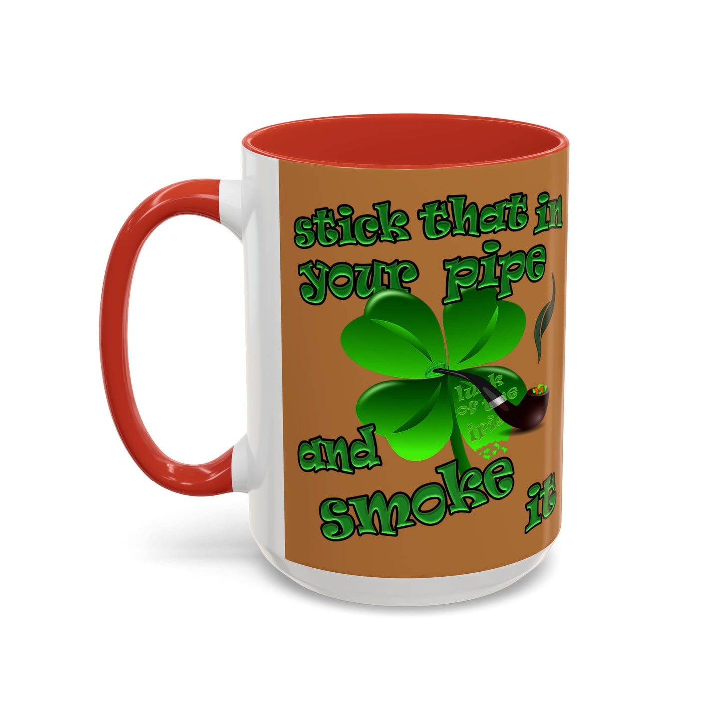 celtics logo - Accent Mug (light brown)