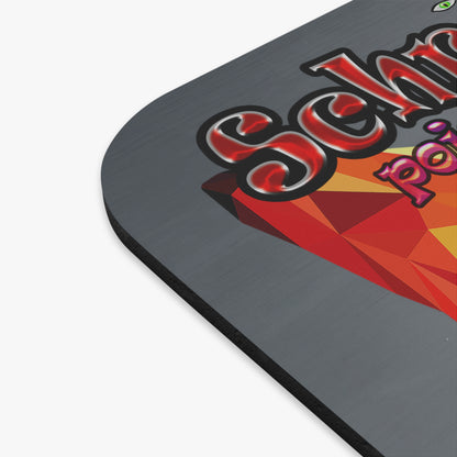 schrodinger's cat - Mouse Pad (Rectangle) (grey-light grey)
