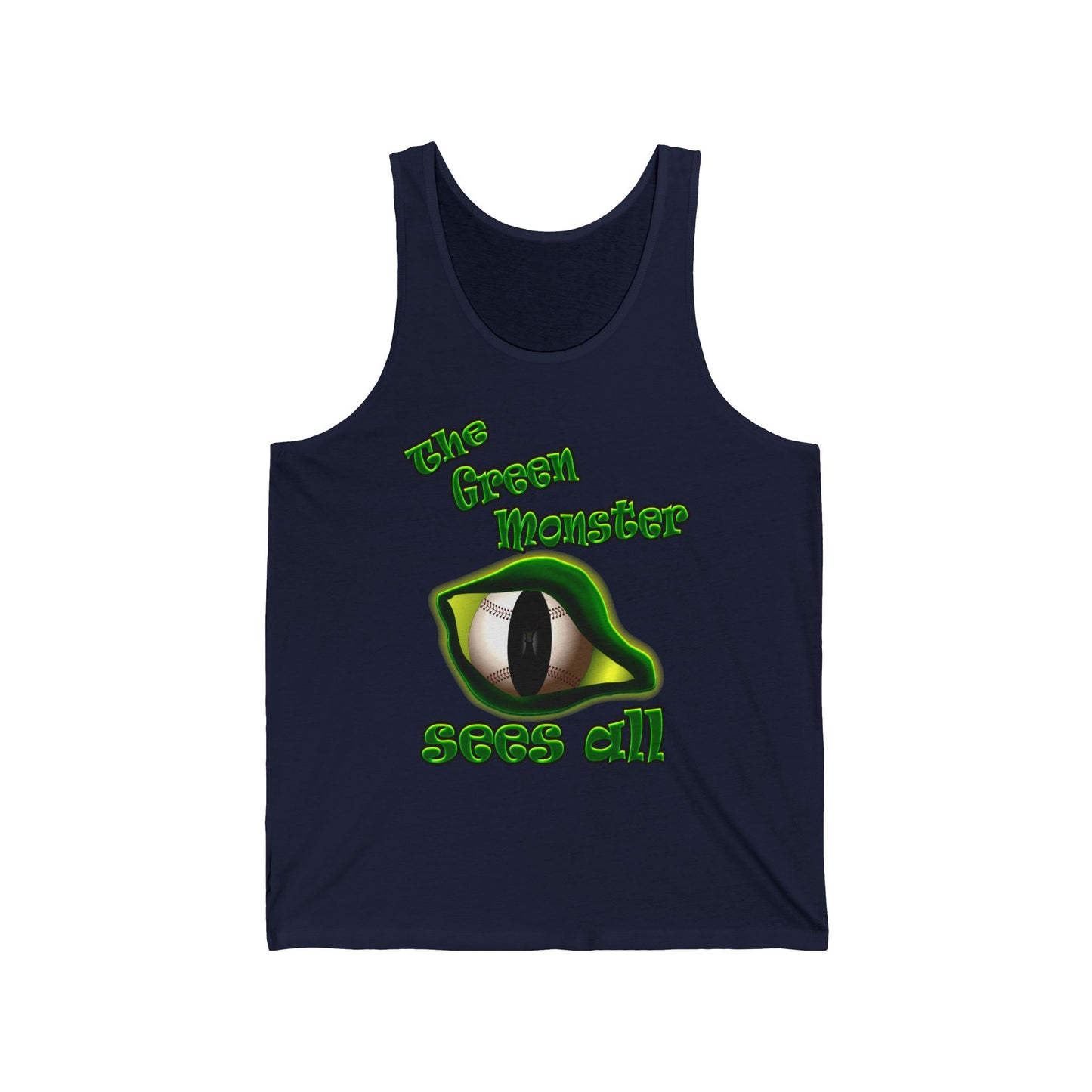 green monster - Unisex Jersey Tank