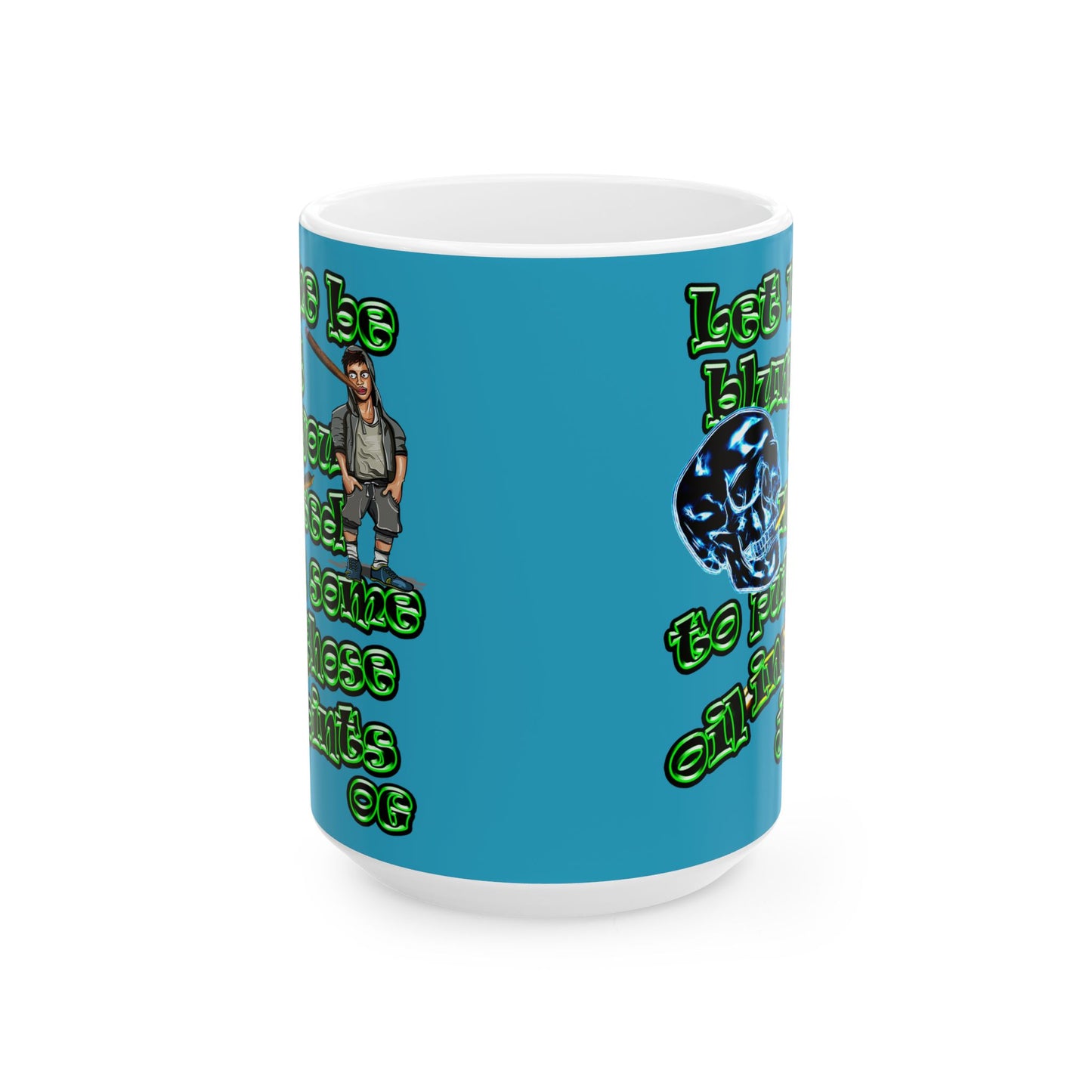 og - White Mug (turquoise)