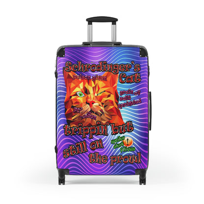 schrodinger's cat - Suitcase (purple wave)