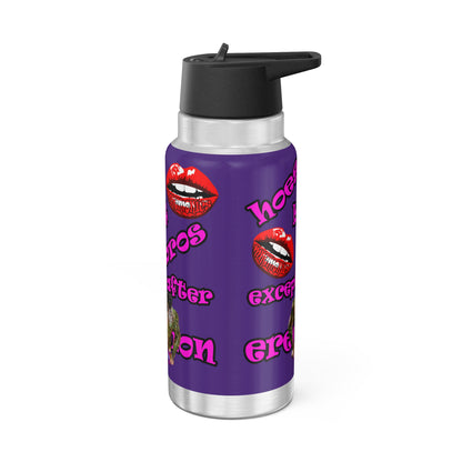 hoes b4 bros - Gator Tumbler, 32oz (purple)