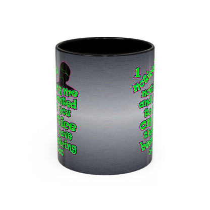 noticed you noticing - Accent Mug (brushed nickel)