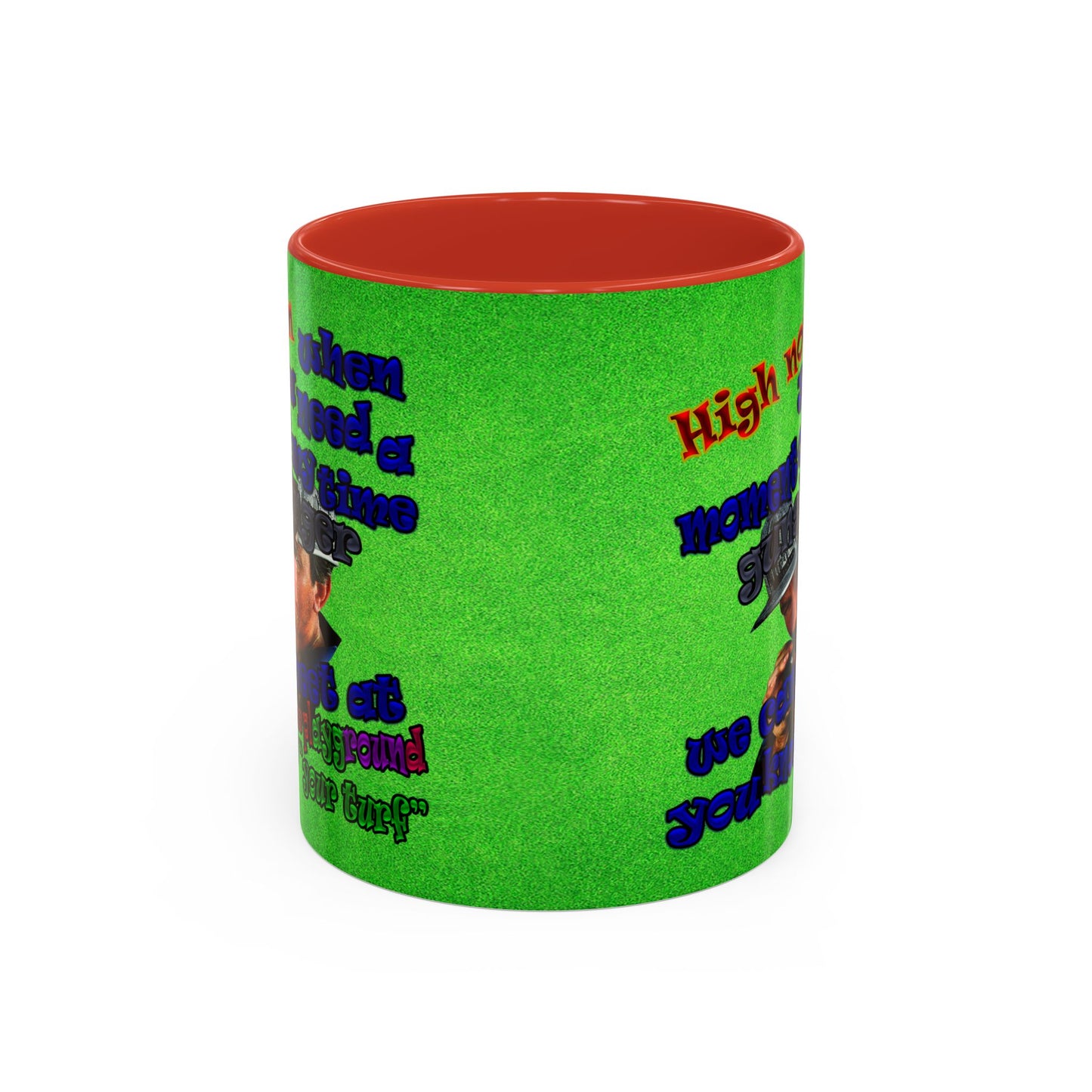 high noon - Accent Mug (green turf)