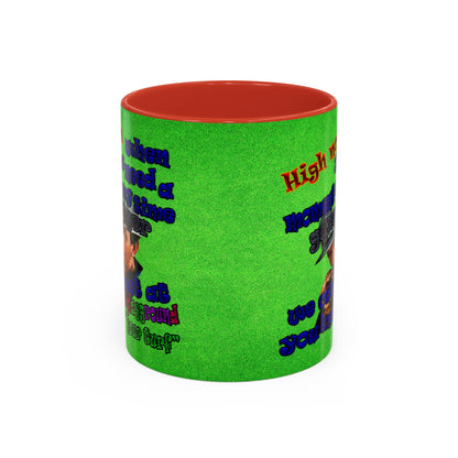 high noon - Accent Mug (green turf)