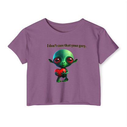 I don't care that your grey - Women's Festival Crop Top