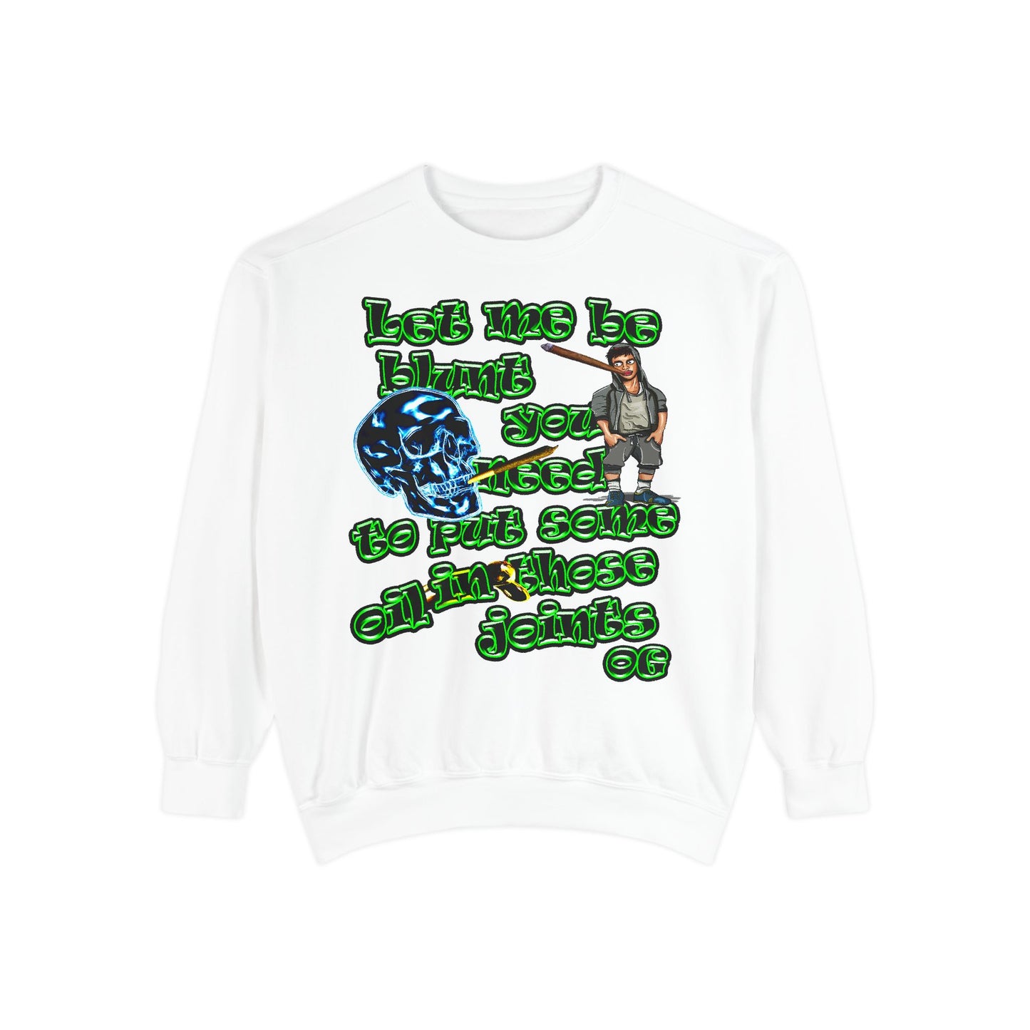og - Unisex Garment-Dyed Sweatshirt